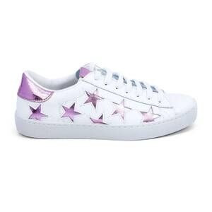 NEW VICTORIA women's fashion leather sneakers in rosa
